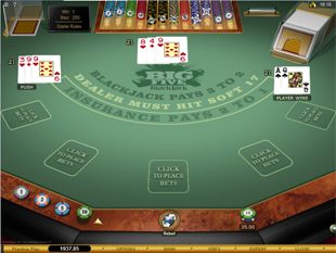 Big Five Blackjack Multi-hand Gold Series